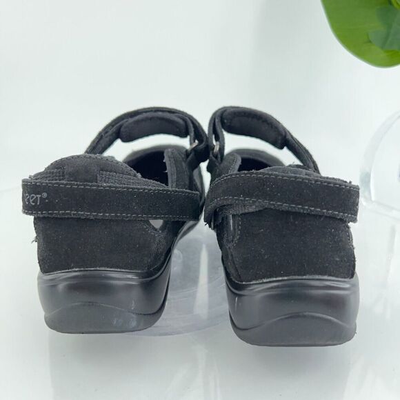 Orthofeet 893 Sanibel Mary Jane Women's 5.5 Wide Black Comfort Orthotic Shoes - Picture 4 of 12